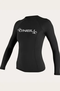 Women O’Neill Uv Protection Rash Guards<WOMEN'S BASIC 50+ L/S RASH GUARD