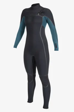 Women O’Neill Full Suits<WOMEN'S HYPERFREAK FIRE 4/3MM+ CHEST ZIP FULL WETSUIT