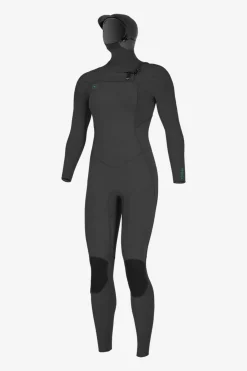 Women O’Neill Full Suits<WOMEN'S NINJA 5/4MM CHEST ZIP FULL WETSUIT W/ HOOD