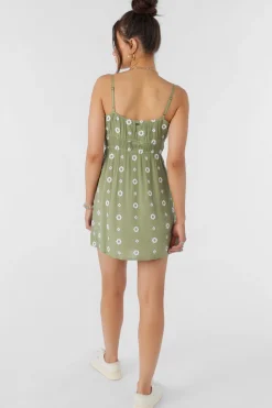 Women O’Neill Dresses<YAZZA EMBROIDERED GEO MINI DRESS