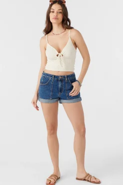 Women O’Neill Tops<YULIANA KNIT CROP TANK TOP
