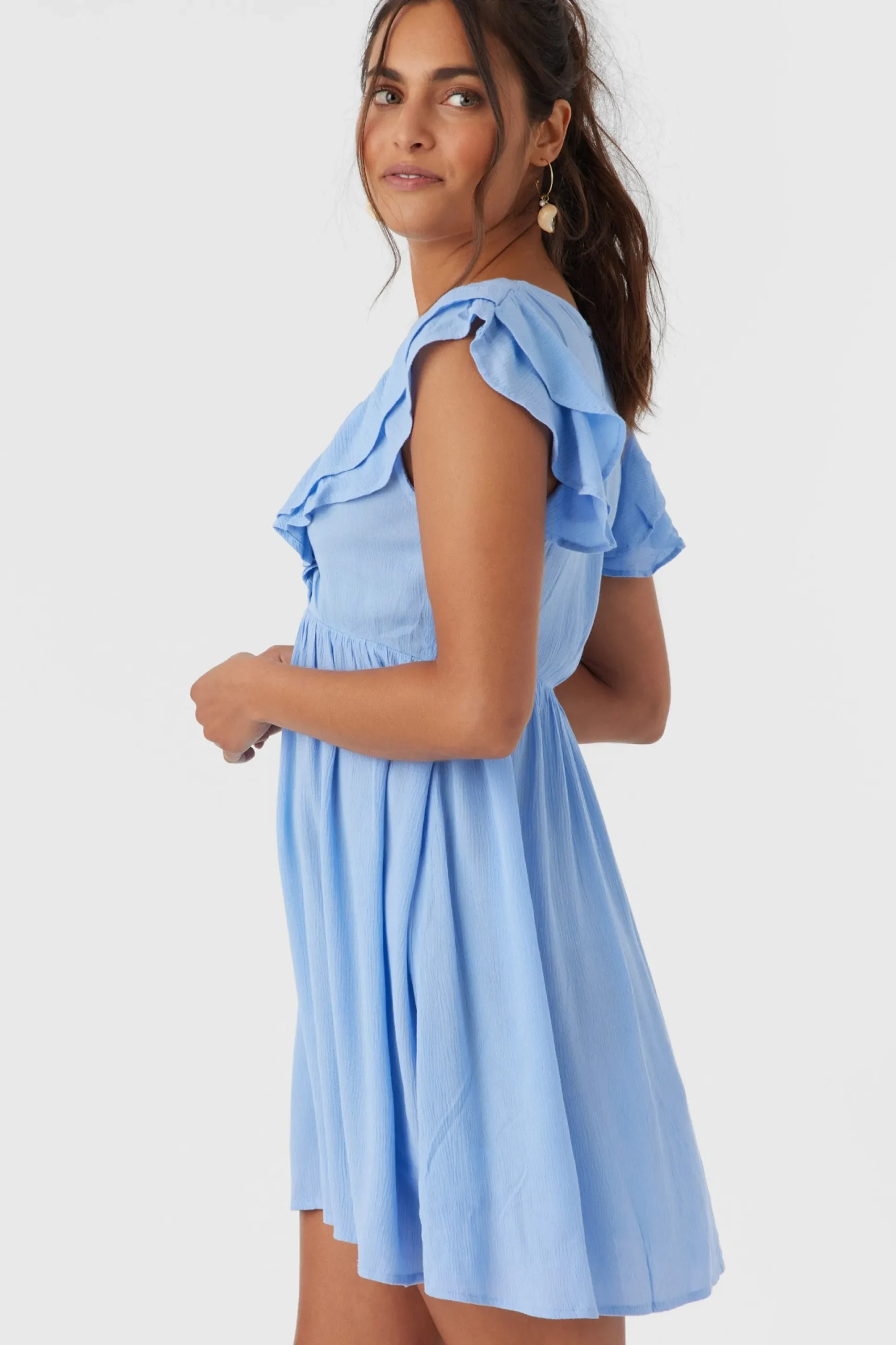 Women O’Neill Dresses<ZAINA SOLID SHORT DRESS