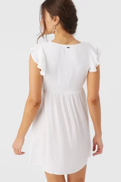 Women O’Neill Dresses<ZAINA SOLID SHORT DRESS