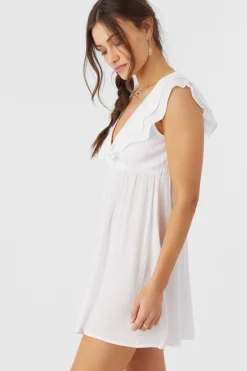 Women O’Neill Dresses<ZAINA SOLID SHORT DRESS
