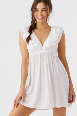 Women O’Neill Dresses<ZAINA SOLID SHORT DRESS